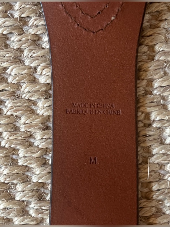 Ralph Lauren RL67 Equestrian 
Belt Saddle Leather Double Buckle Brass Hardware main image 11